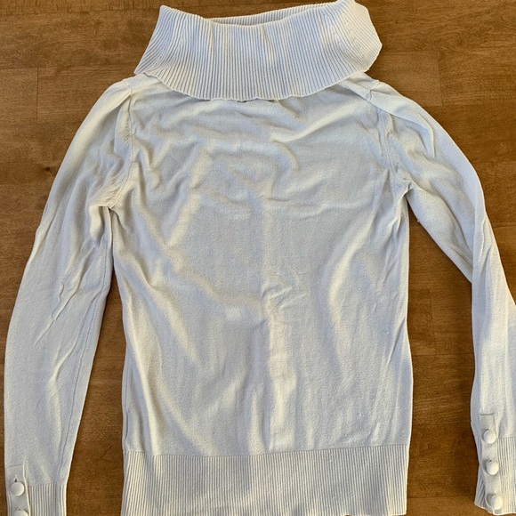 Last call! Banana Republic cream colored cowl neck sweater - Picture 3 of 6